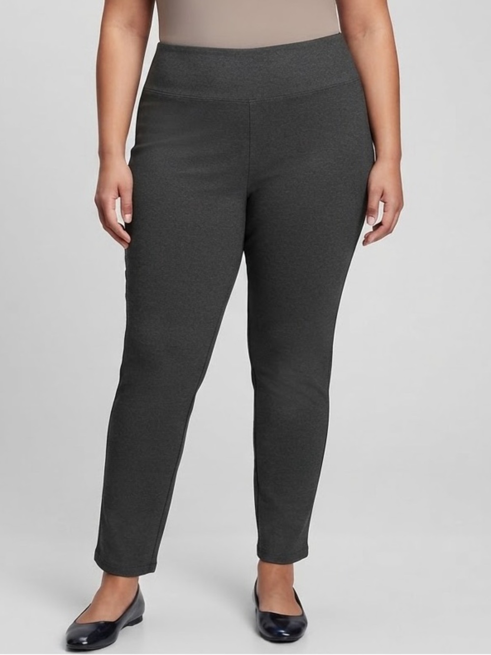 NWT STUDIO by TORRID Dark Grey Pull On Pocket Pixie Leggings- 0 Regular Large 12